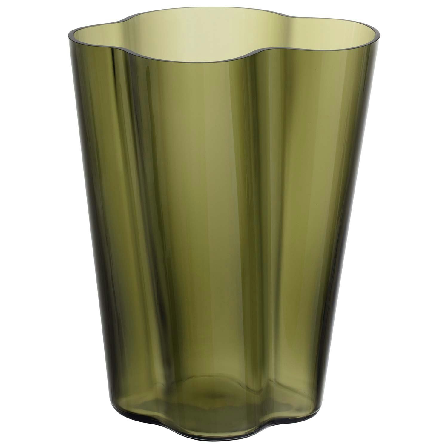 Aalto Vase 27 cm, Mosegr&oslash;nn
