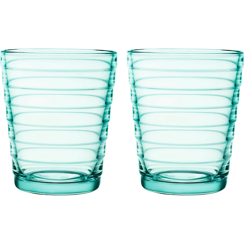 Aino Aalto Drikkeglass 22 cl 2-pk, Water Green