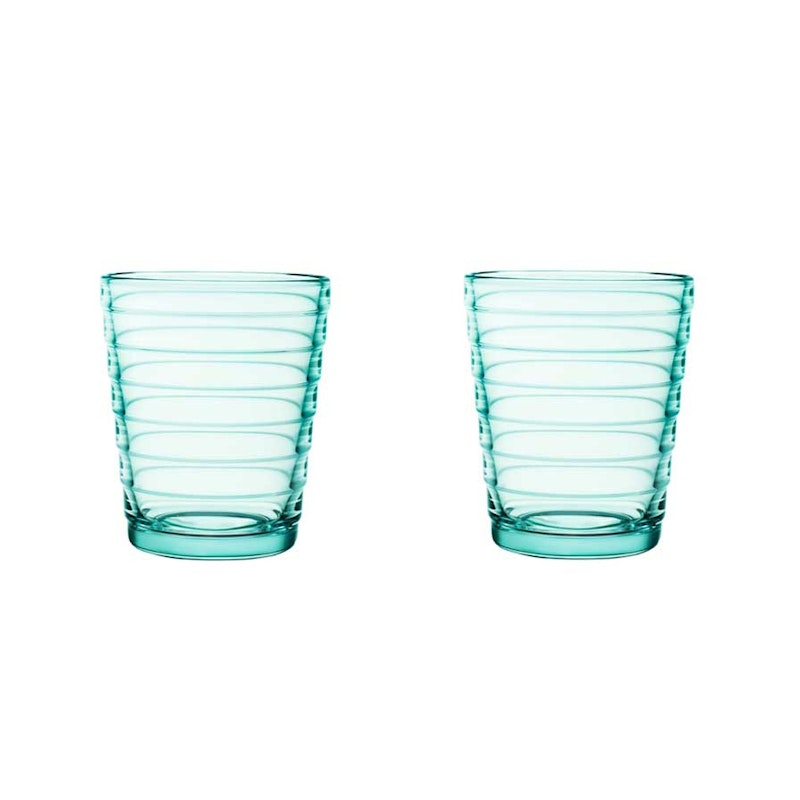 Aino Aalto Drikkeglass 22 cl 2-pk, Water Green