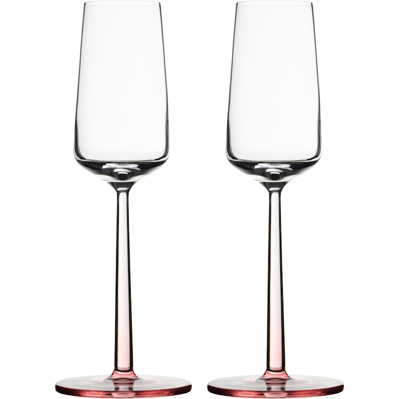Essence Champagneglass 21 cl 2-pk, Rosa