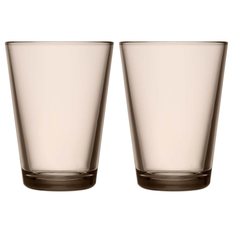 Kartio Drikkeglass 40 cl 2-pk, Linen