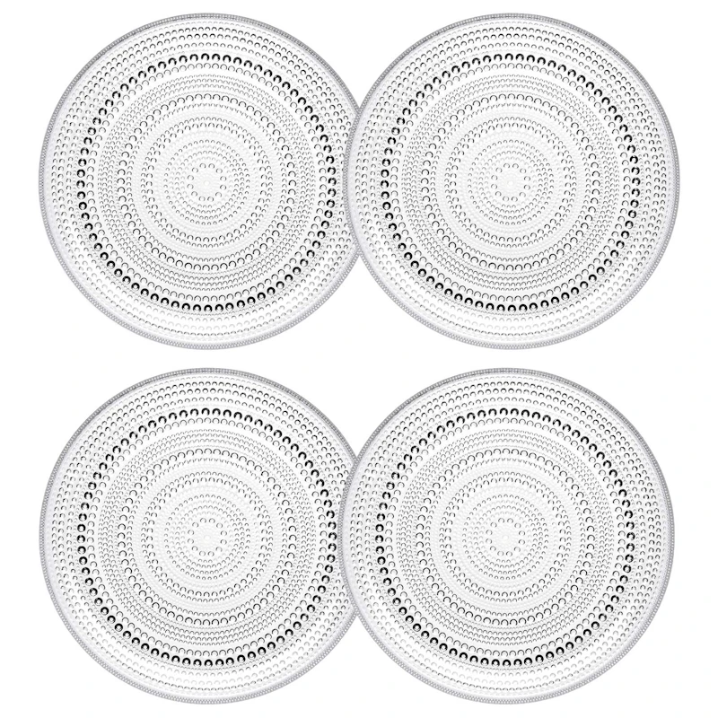 Kastehelmi Tallerken Klar 24,8 cm, 4-pk