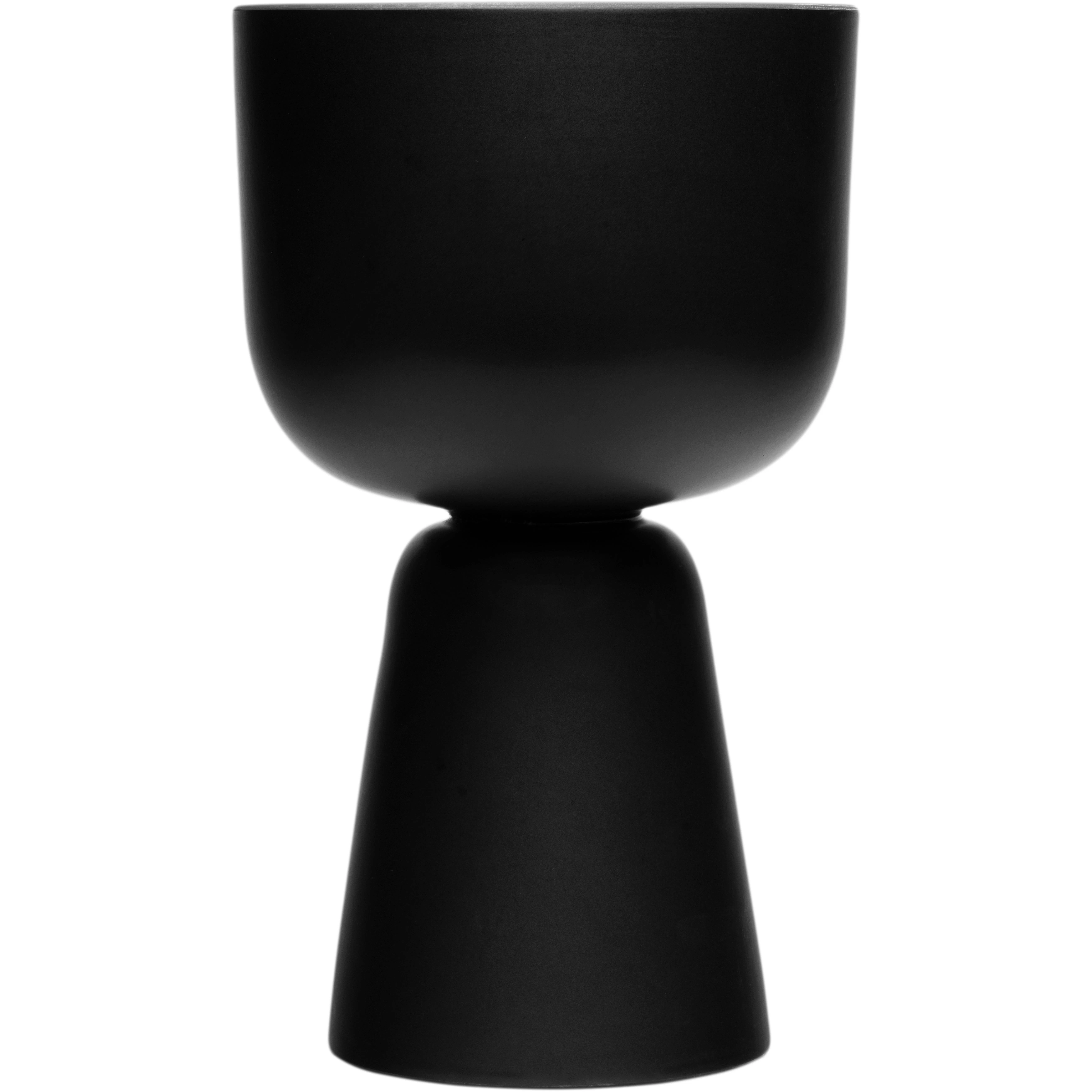 Nappula Krukke 23x19 cm, Matt Sort