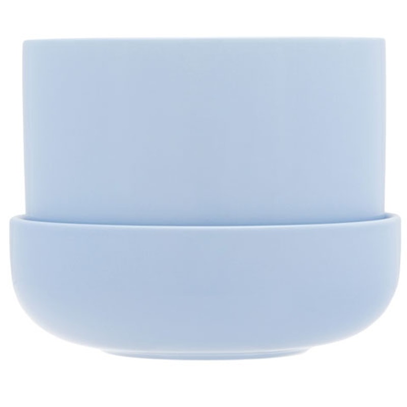 Nappula Krukke Med Tallerken 17x13 cm, Aqua