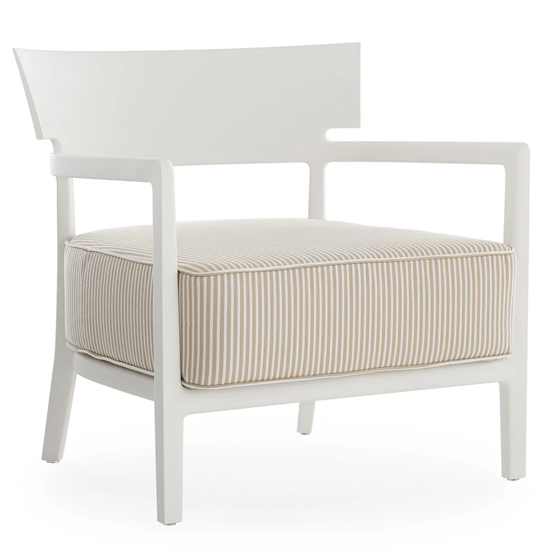 Cara Mat Lenestol, Hvit / Beige
