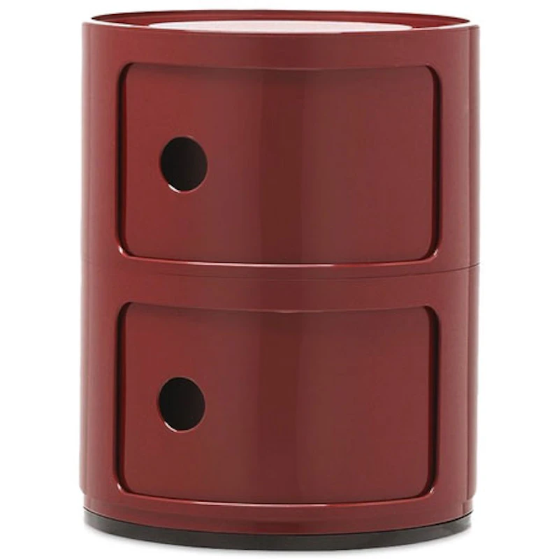 Componibili Classic Oppbevaring Med 2 Rom, Vinrød