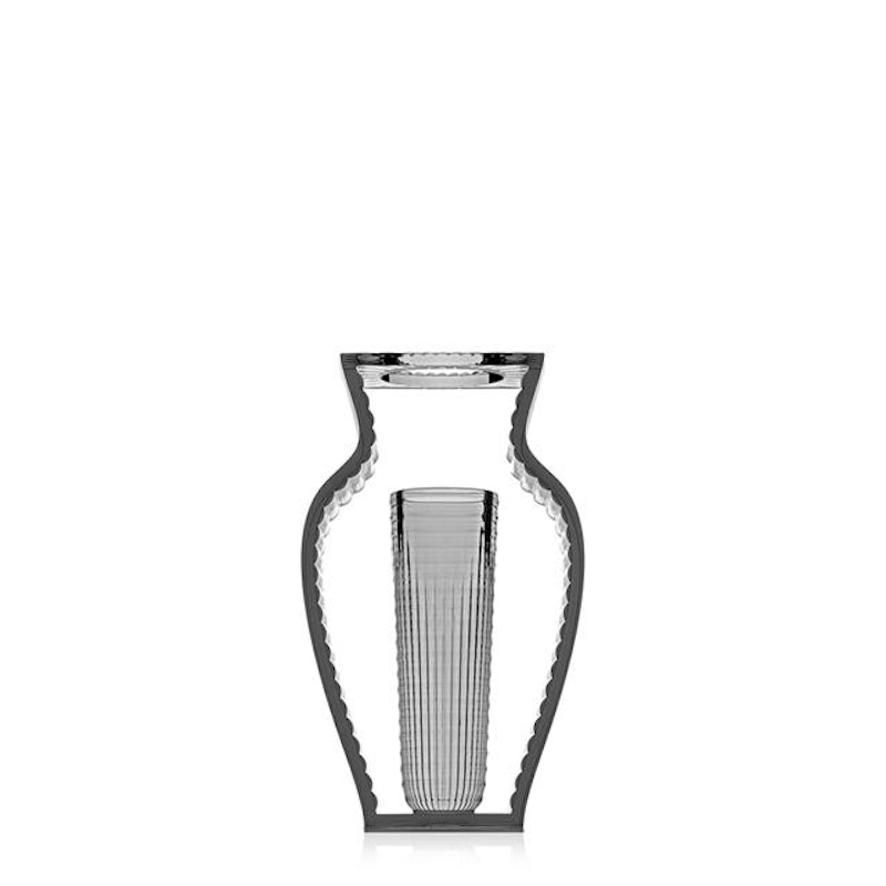 I Shine, U Shine Vase, Smoke