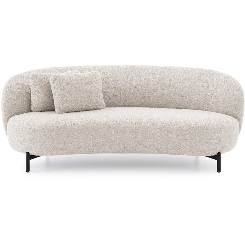 Lunam Curly Sofa, Hvit