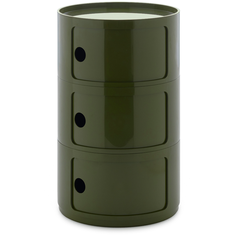 Componibili New Big Oppbevaring Med 3 Rom, Grønn