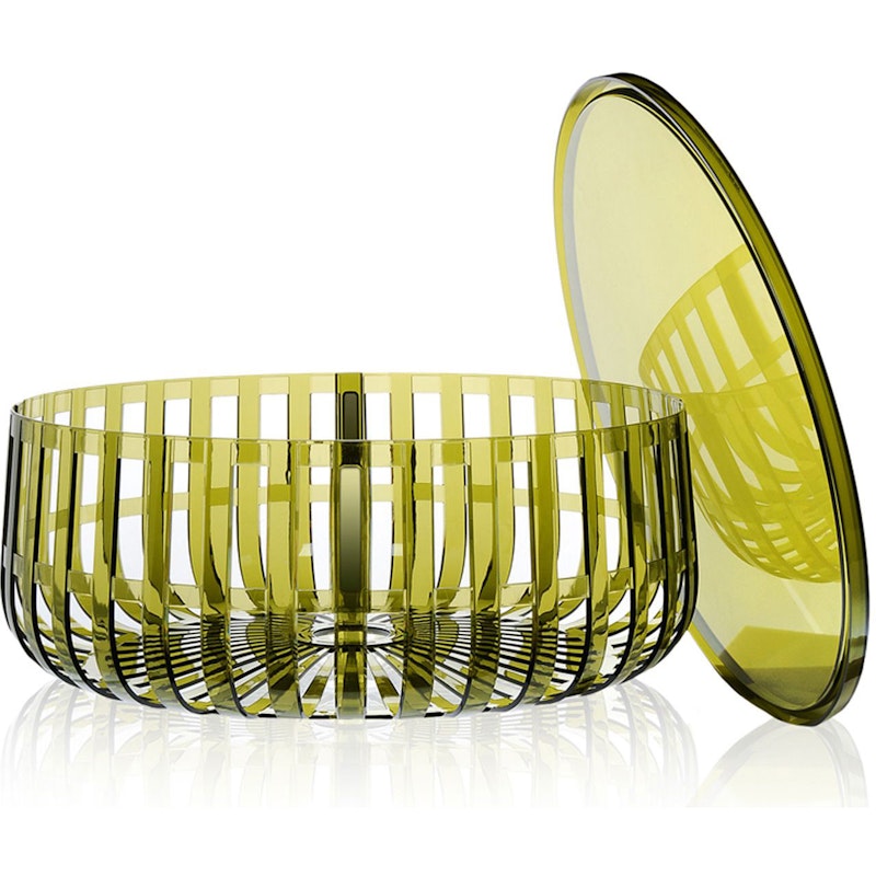 Panier kurv, mørk grønn