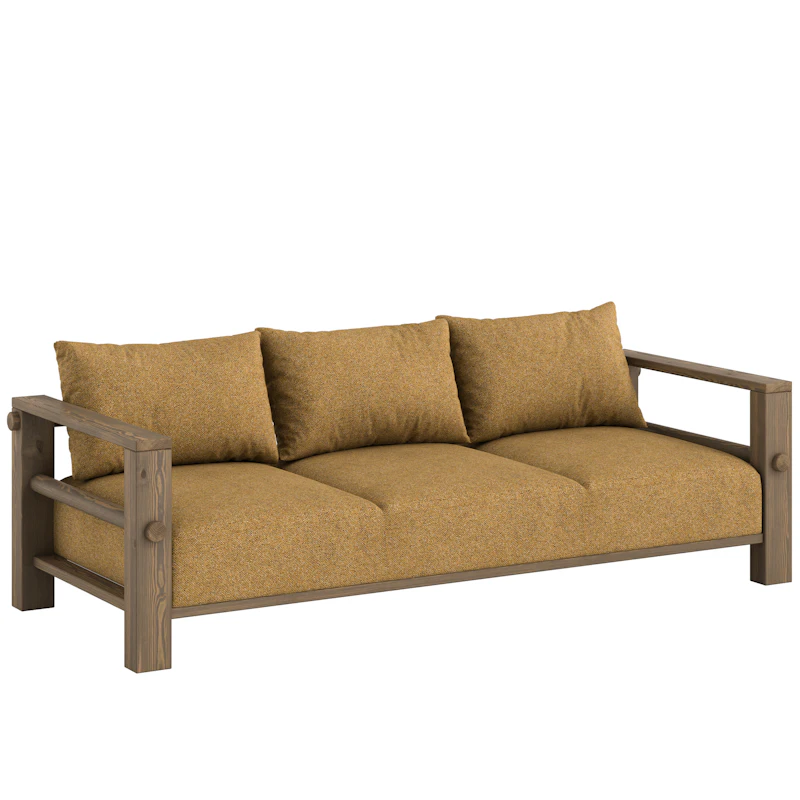 Bare Sofa Bed, Carob Brown / Golden Ochre