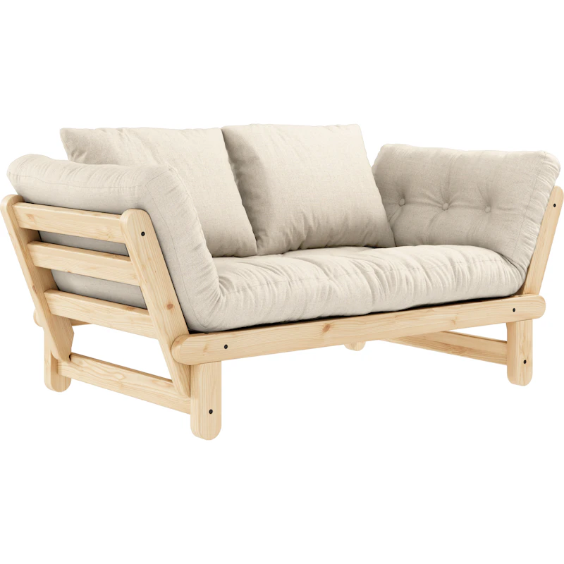 Beat Sofa Med Madrass, Lakkert / Linen