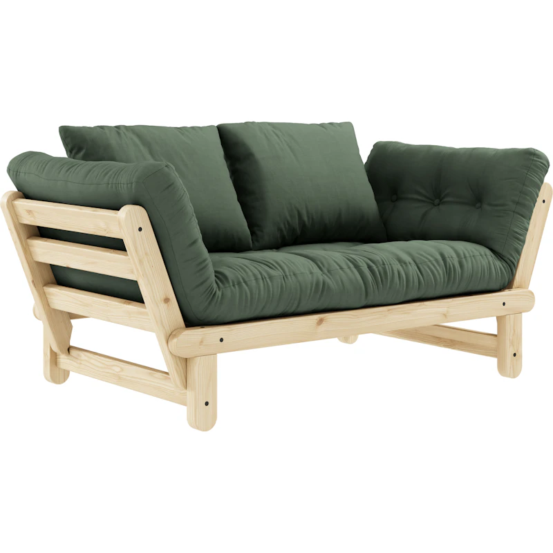 Beat Sofa Med Madrass, Lakkert / Oliven