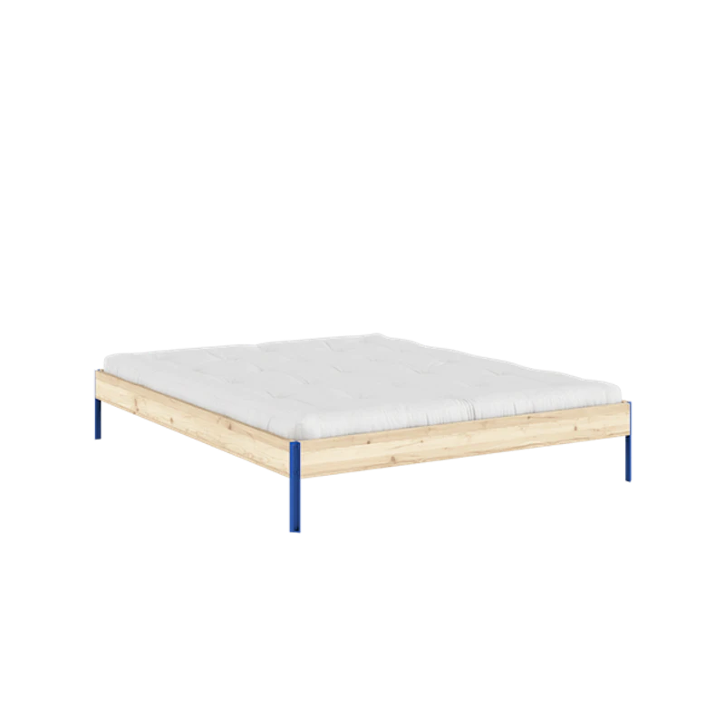Core Sengeramme 160x200 Raw/Livlig Blå