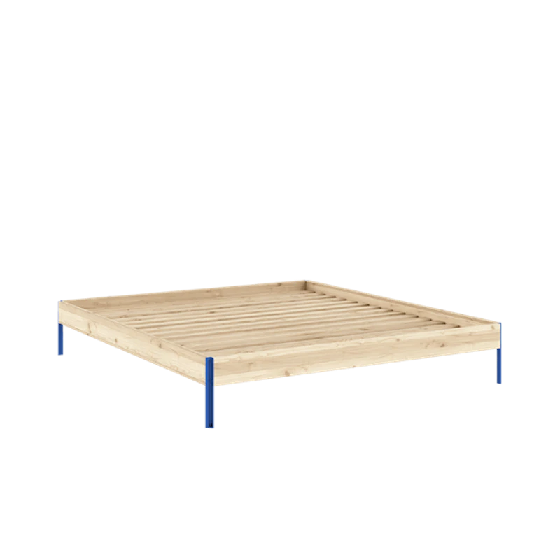 Core Sengeramme 180x200 Raw/Livlig Blå
