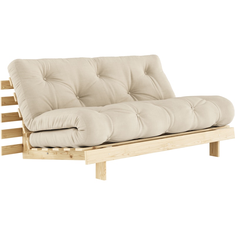 Roots 160 Sovesofa Med Madrass, Raw / Beige