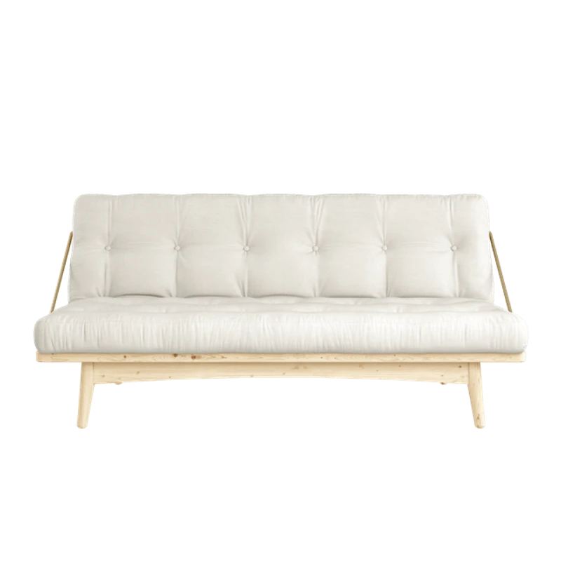 Folk Sofa Med 5-lags Madrass 701 Natur/Raw