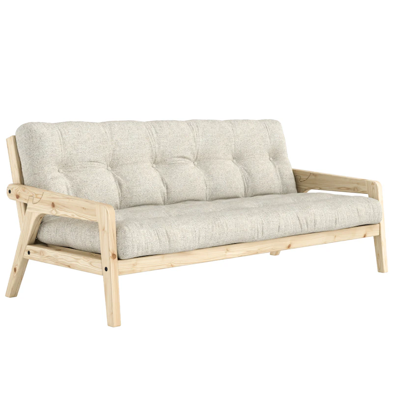 Grab Sofa Bed, Raw / Soft Chalk