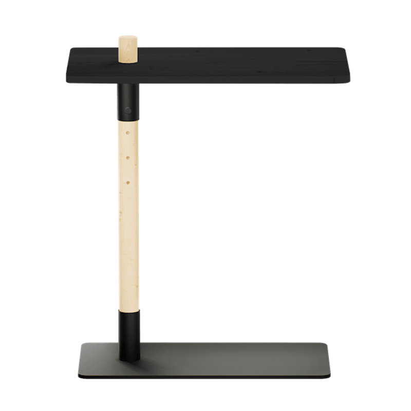 Justerbart Sidebord Svart Natt