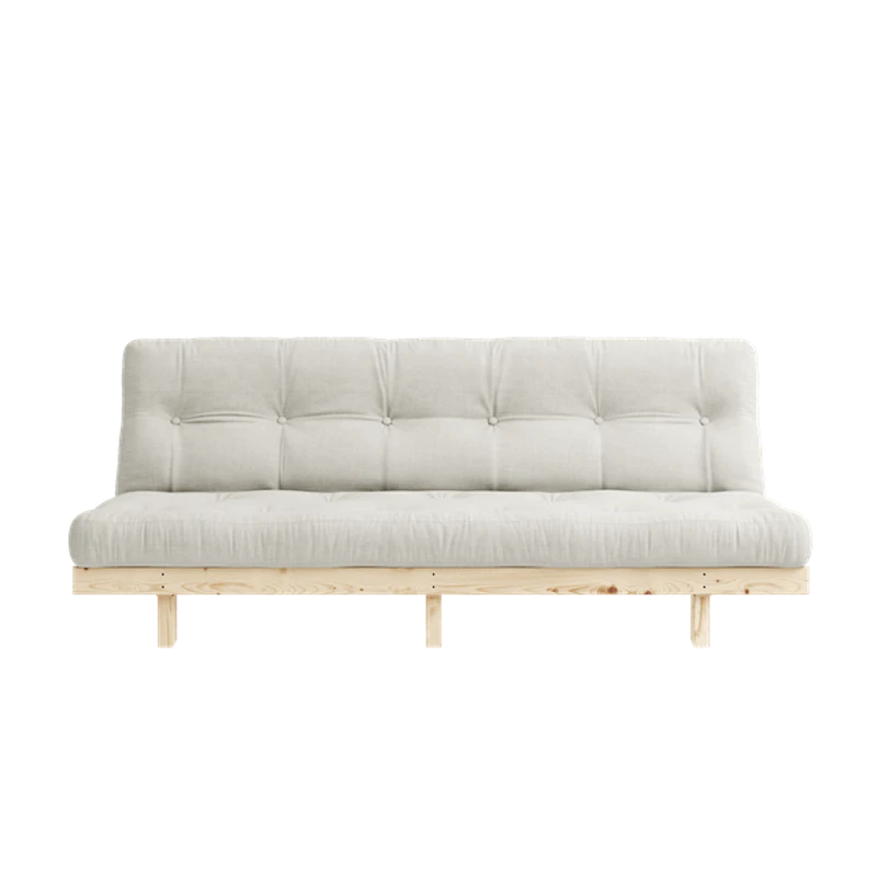Lean Sovesofa Med 5-lags Madrass 130x190 Natur/Raw