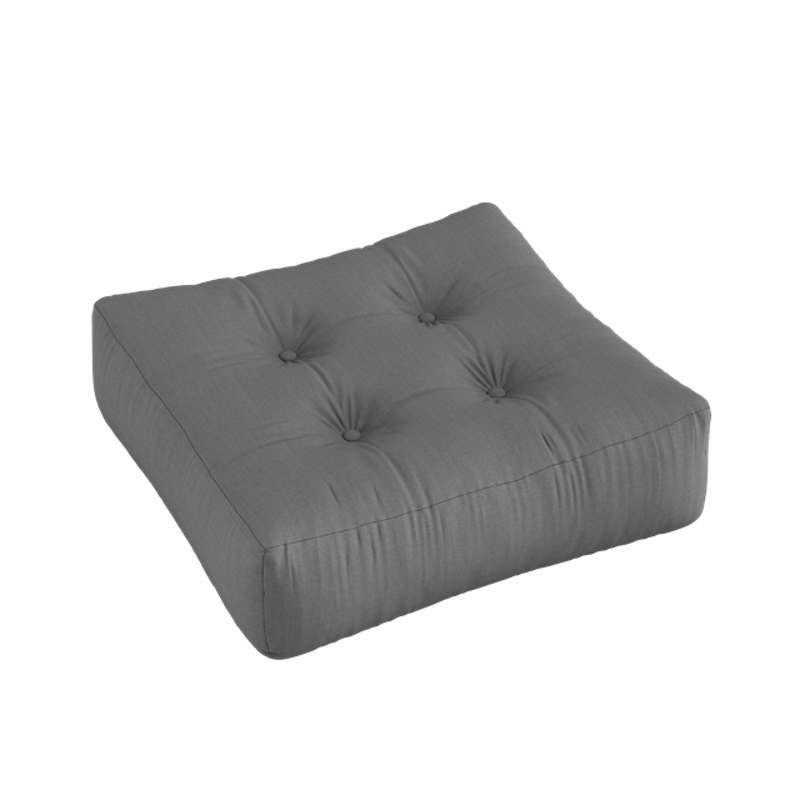 More Out Utendørs Puff Mørkgrå