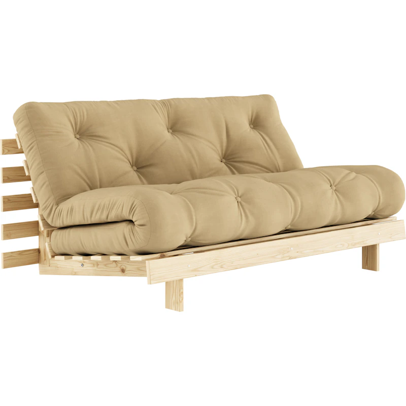 Roots 160 Sovesofa Med Madrass, Raw / Wheat Beige