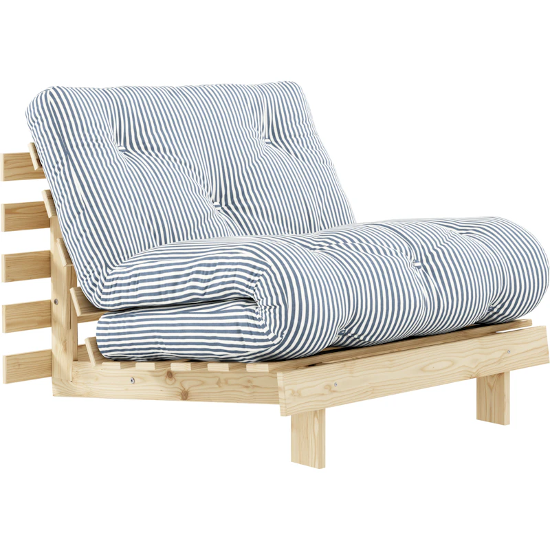 Roots 90 Loungestol, Furutre / Beach Blue