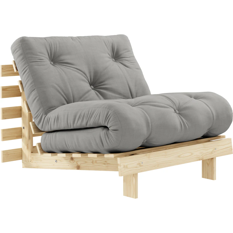 Roots 90 Loungestol, Furutre / Grey