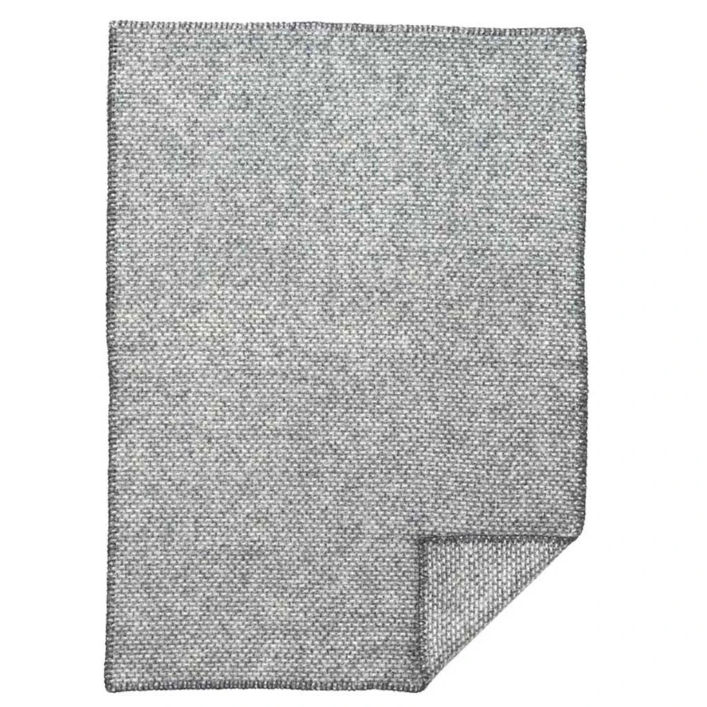 Domino Baby Pledd 65x90 cm, Mørkegrå fra Klippan Yllefabrik | Rum21.no