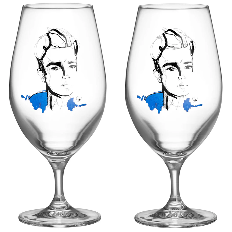 All About You Ølglass 40 cl 2-pk, Celebrate Him