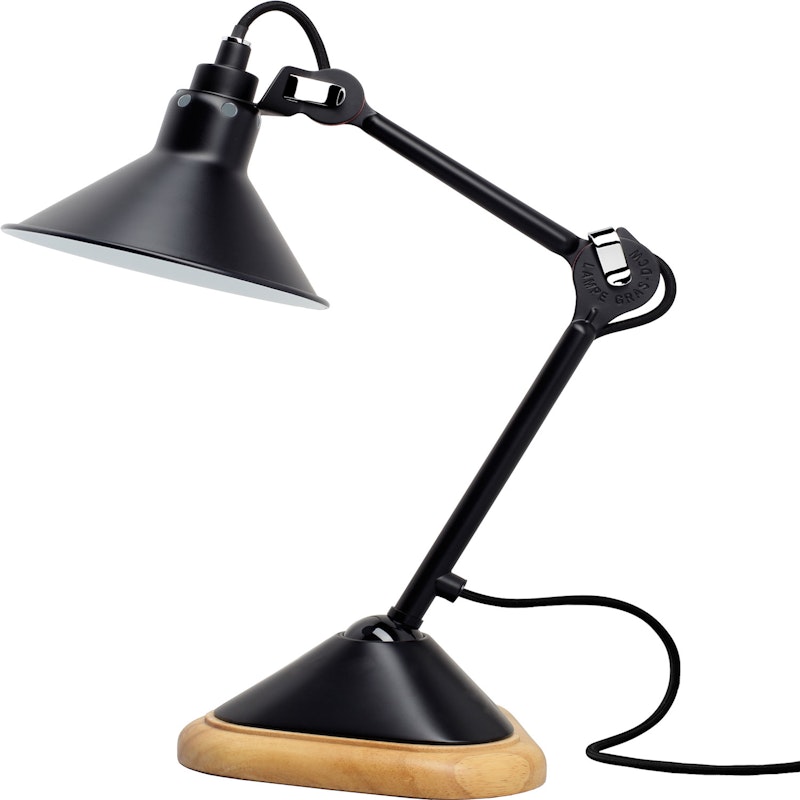 Lampe Gras No 207 Bordlampe, Sort/Sort