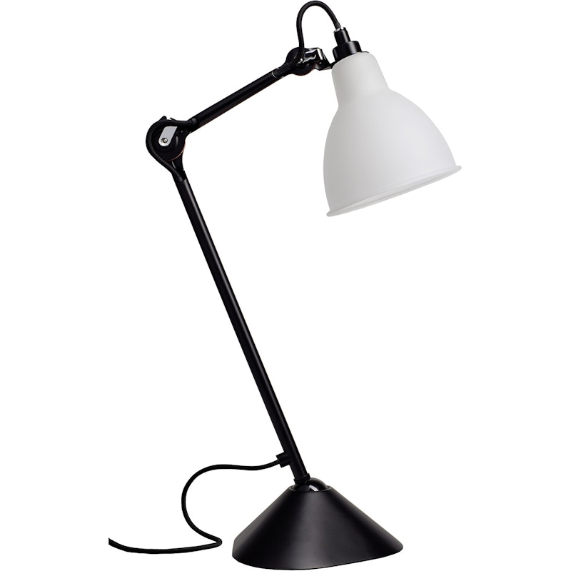 La Lampe Gras N°205 Bordlampe, Svart / Frostet Glass