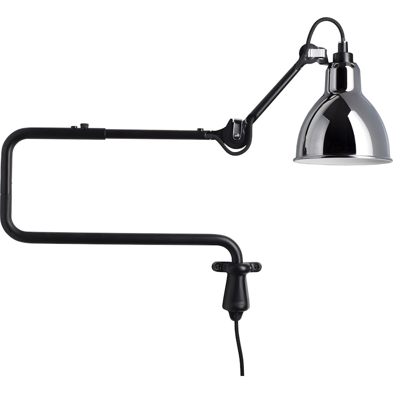 La Lampe Gras N°303 Vegglampe, Svart / Chrome