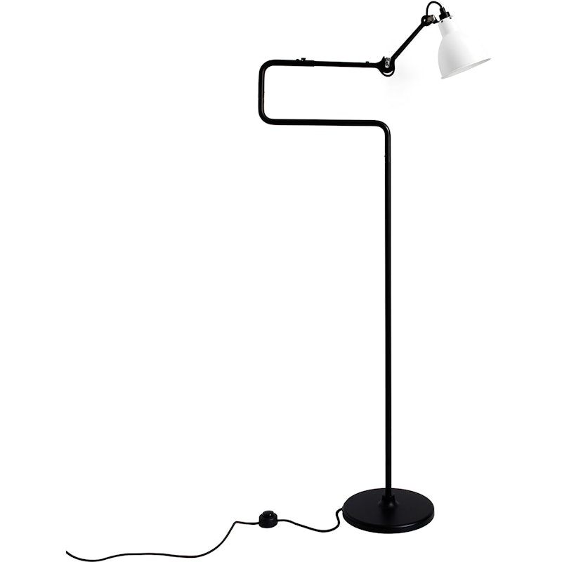 La Lampe Gras N°411 Gulvlampe, Svart / Hvit