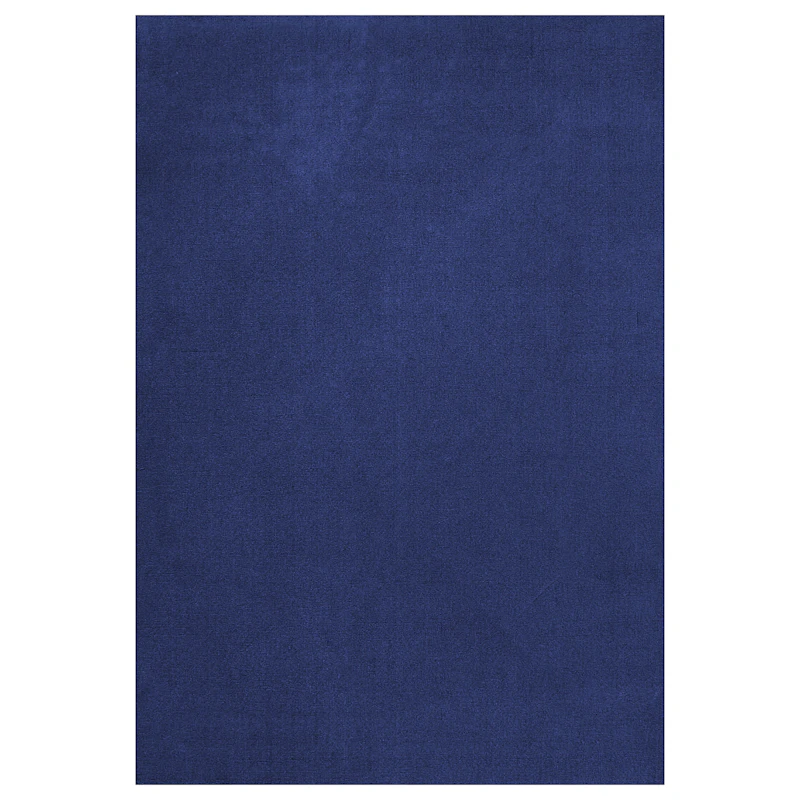 Classic Solid Ullteppe 180x270 cm, Blue Fonce