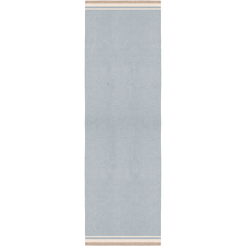 Röllakan Solid Ullteppe 80x300 cm, Sky Blue