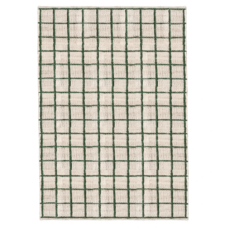 Strata Juteteppe 180x270 cm, Grønn