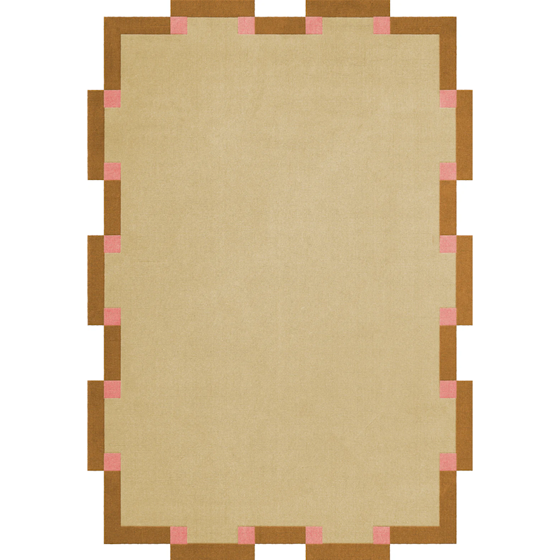 Teklan Fregio Ullteppe 180x270 cm, Butter / Blossom