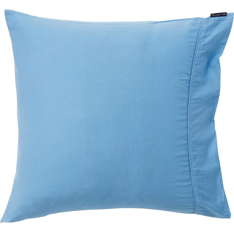 Washed Cotton Sateen Putevar 65x65 cm, Blue Sky