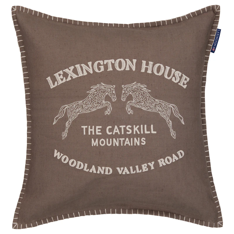 Catskills Logo Putetrekk 50x50 cm, Brun