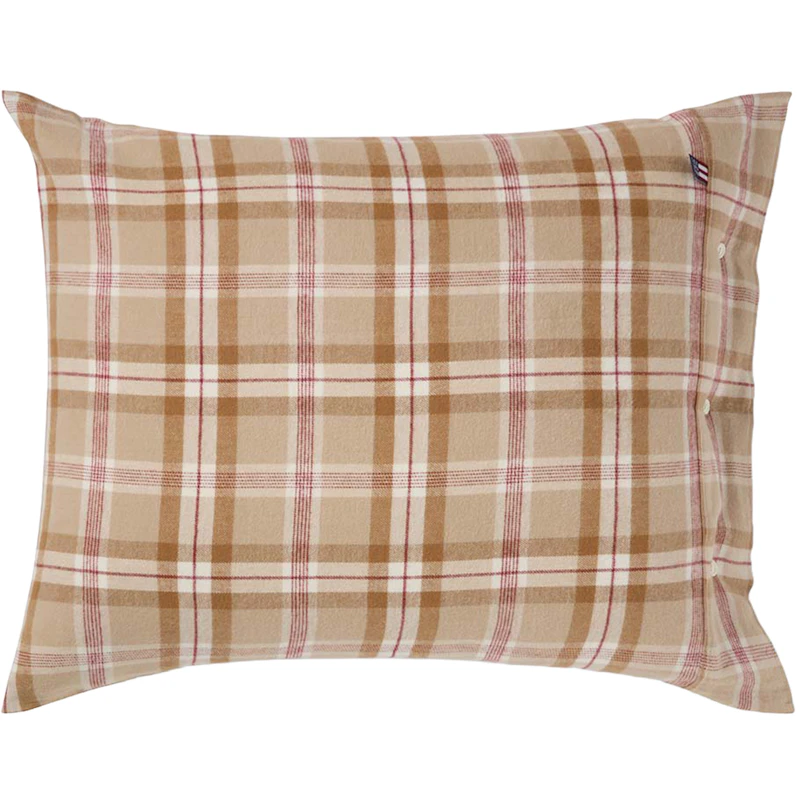 Checked Putevar 50x60 cm, Fudge / Beige / Fiken