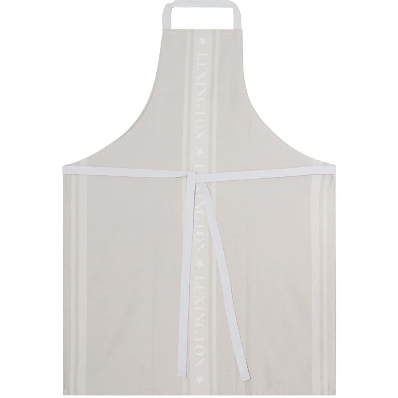 Icons Cotton Jacquard Star Forkle, Hvit / Beige
