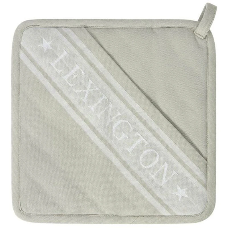 Icons Organic Cotton Jacquard Star Gryteklut, Hvit / Sage Green
