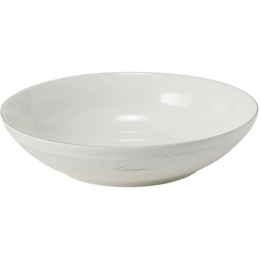 Lexington Porcelain Medium Sk&aring;l 22 cm, Hvit / Beige