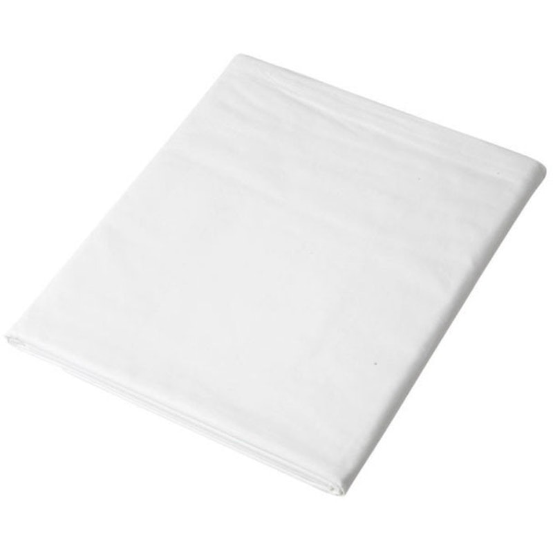 Pocket Cotton Percale Laken Hvit, 160x200 cm