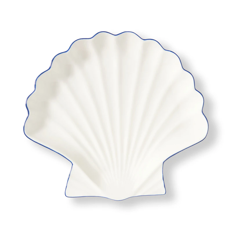 Tallerken Skallformet 34,5 x 31,5 cm