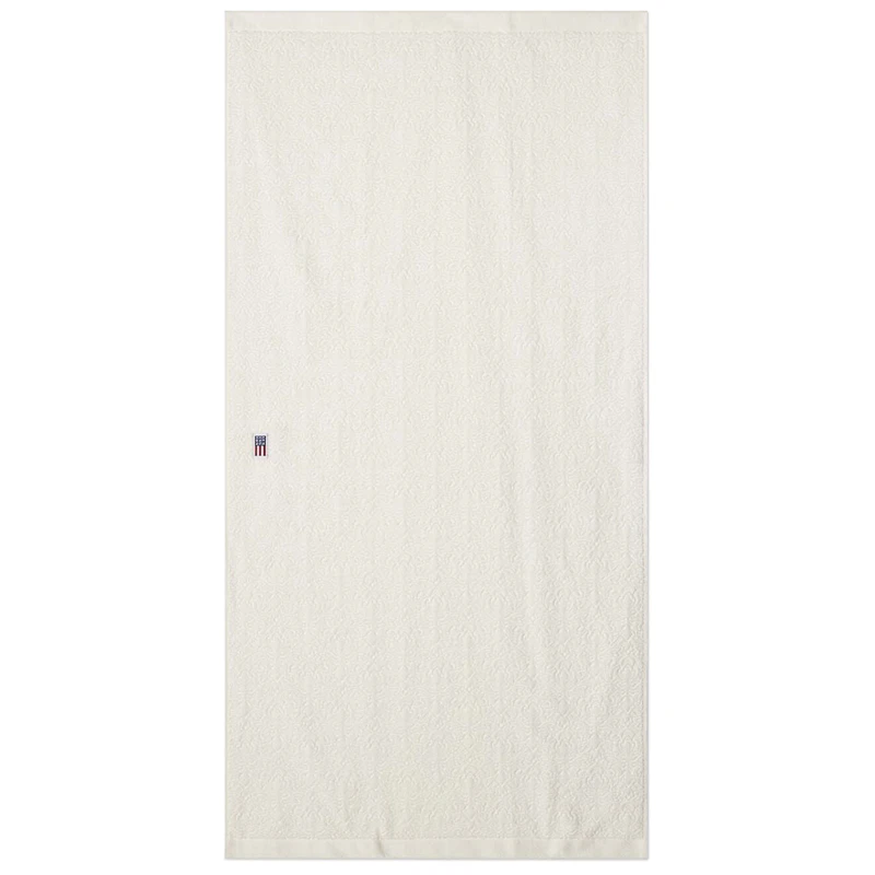 Jacquard Velourhåndkle 70x130 cm, Snøhvit