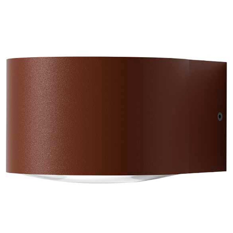 Frey Single IP65 Vegglampe, Corten