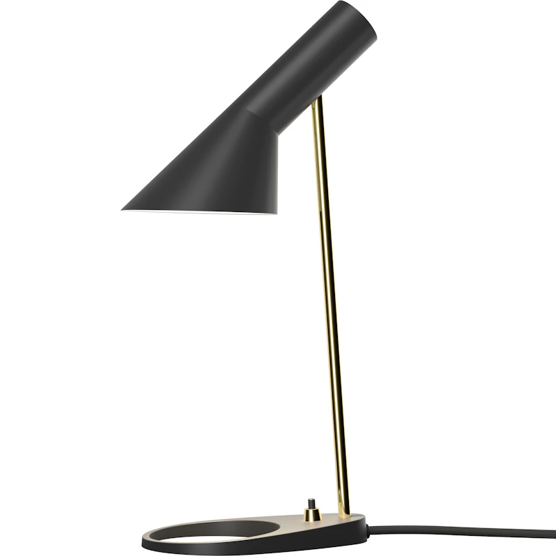 AJ Mini Bordlampe, Sort / Messing