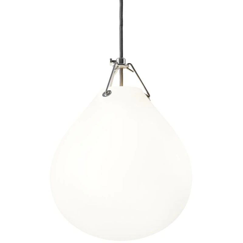 Moser Pendel Ø250 Matt hvitt opalt glass